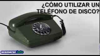 ¿Cómo utilizar un teléfono de disco Paso a paso [upl. by Ainatit]