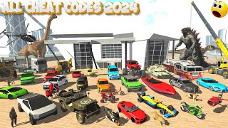 ALL NEW CHEATS CODE IN INDIAN BIKES DRIVING 3D AFTER NEW UPDATE 2024  INDIAN BIKE CHEAT CODE [upl. by Refynnej760]