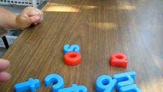 Toddler  Reading Phonics Spelling game Make word blends with movable alphabet [upl. by Lowrance279]