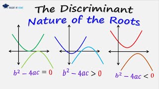 The Discriminant Nature of the Roots [upl. by Chally]