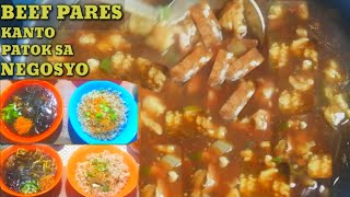 BEEF PARES  KANTO PANG NEGOSYO ALAMIN ANG SIKRETO STEP BY STEP [upl. by Salvucci]