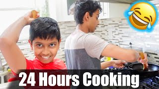 24 HOURS COOKING CHALLENGE 😜 🧑‍🍳  It was FUNNN  VelBros Tamil [upl. by Marco936]