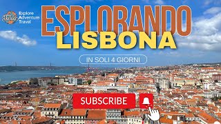 Lisbona in 4 Giorni Itinerario Completo e Cosa Vedere  Ep1 4K [upl. by Nylasoj]