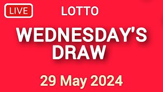 The National Lottery Lotto Draw Live Results from Wednesday 29 May 2024  lotto live [upl. by Kirsch]