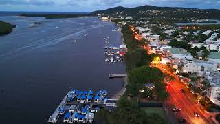 Exploring Noosaville Stunning DJI Mini Pro 3 Drone Footage of Our FamilyHoliday Adventure [upl. by Rotman456]