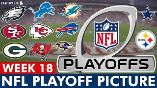 NFL Playoff Picture NFC amp AFC Clinching Scenarios NFL Week 18 Schedule Wild Card Race amp Standings [upl. by Aiceila73]