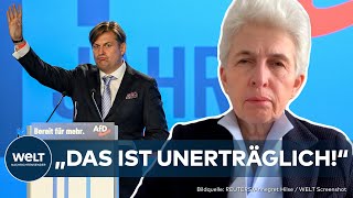 SPIONAGEVERDACHT „Das ist unerträglich was da gerade passiert“  StrackZimmermann zu Krah AfD [upl. by Lorelie]