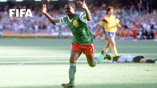 🇨🇲 Roger Milla  FIFA World Cup Goals [upl. by Hamon29]