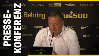 Die Pressekonferenz nach YB  FCZ 22 [upl. by Elianora]