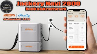 Jackery Navi 2000 Balkonkraftwerk Weltpremiere InterSolar 2024 München jackery balkonkraftwerk [upl. by Ahsikan]