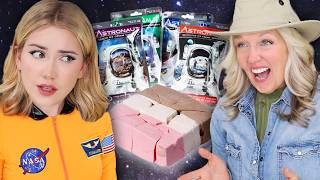 We Tried Astronaut Food I couldnt survive in space [upl. by Naujuj]