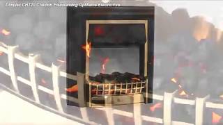 Dimplex Cheriton Electric Fire  Dimplex CHT20 Cheriton Freestanding Optiflame Electric Fire Review [upl. by Teragram]