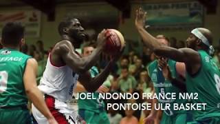 Joel Ndondo Pontoise ULR Basket Highlights 20192020 [upl. by Thedric]