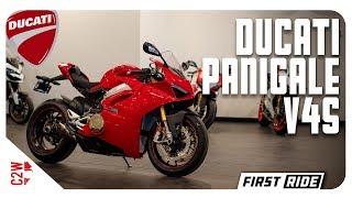 2018 Ducati Panigale V4S  First Ride [upl. by Arden]