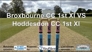 Broxbourne CC 1st XI VS Hoddesdon CC 1st XI 1st June 2024 [upl. by Surbeck]