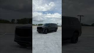 Creating a Satin Black Cadillac Escalade Chrome Delete Build [upl. by Breena657]