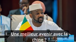 Mali Déclaration du colonel AssimiGoïta sur le sommet du forum sur la coopération sinoafricaine [upl. by Suirauqed]