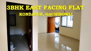 3BHK EAST FACING FLAT l NEAR KONDAPUR GACHIBOWLI [upl. by Ailisab]