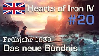 Lets Play Hearts of Iron 4  Großbritannien 20 Das neue Bündnis deutsch  sehr schwer [upl. by Aynwad]