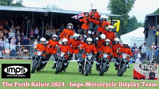 The Imps Motorcycle Display Team at the City of Perth salute 2024 [upl. by Oguh234]