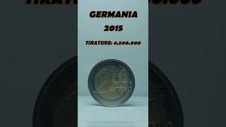 2€ GERMANIA 2015 germany shorts coin [upl. by Yenruoc]