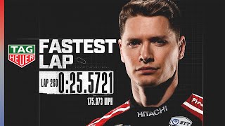 Josef Newgarden sets FASTEST lap in Bommarito Automotive Group 500  TAG Heuer  INDYCAR [upl. by Leahcimsemaj]