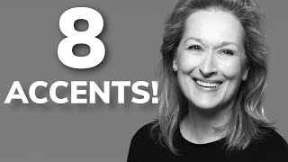 The 8 Accents of Meryl Streep [upl. by Russi]