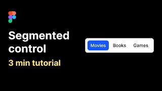 Segmented button in Figma [upl. by Sivrad849]