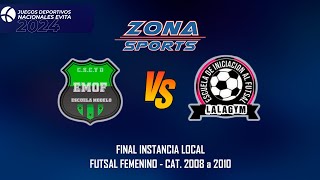 ESC MODELO VS LALA GYM  FINAL INST LOCAL  JUEGOS EVITA 2024 [upl. by Conyers82]