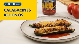 ¿Cómo hacer calabacines rellenos ¡Deliciosa receta de rechupete 🥕🧀  Recetas Gallina Blanca [upl. by Fadden]