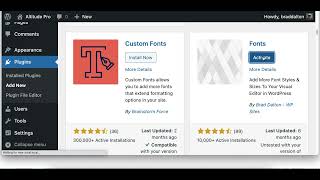 How to install custom fonts in your wordpress editor [upl. by Addia]