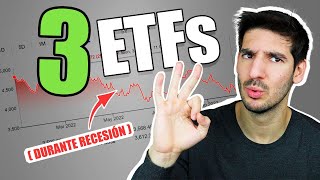 Los 3 MEJORES ETF para Hacerte RICO en la Recesión 🔥 [upl. by Ellezig]