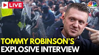 Tommy Robinson Interview LIVE  UK Protests LIVE  UK Riots  Robinson On Islam  Keir Starmer N18G [upl. by Jennee338]