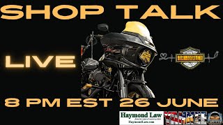 Shop talk LIVE with DrHarley [upl. by Narmak60]