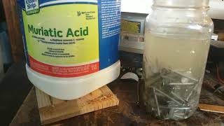 Muriatic acid flux for galvanized steel sheet metal soldering [upl. by Quentin]