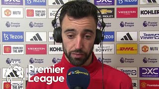 Bruno Fernandes reacts to Man Uniteds comeback win v Aston Villa  Premier League  NBC Sports [upl. by Airrat]