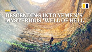 Into the ‘Well of Hell’ cavers get to the bottom of Yemen’s Well of Barhout [upl. by Aimo501]