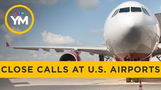 Increase in close calls at US airports  Your Morning [upl. by Saphra]