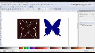 Rhinestone Designs in Inkscape using Interpolate SubPaths Part 3 [upl. by Ettennil]