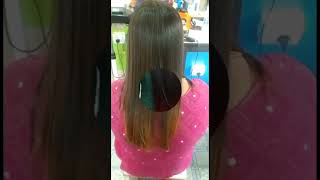 Hair straightening video 😱youtubeshorts shorts trending [upl. by Yetnom]