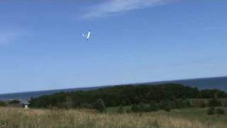 F3F Glider Crash during test fly on slope [upl. by Ffoeg]