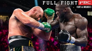 Fury vs Wilder 3 FULL FIGHT October 9 2021  PBC on FOX PPV [upl. by Vogeley]