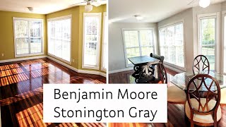 Benjamin Moore Stonington Gray Paint  Vigo Faucet Unboxing  Sunroom amp Kitchen Mini Makeover Update [upl. by Nedah]