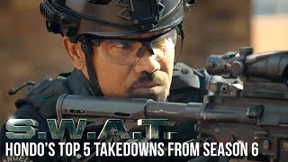 SWAT  Hondos Top 5 Takedowns From Season 6 [upl. by Nahn]