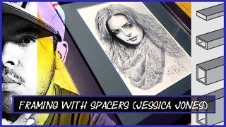 Framing With Spacers Methods for Picture Framing Jessica Jones [upl. by Seugirdor642]