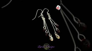 Simple Crystal Briolette Dangle Earrings [upl. by Bascomb]