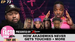 Troy Ave Asks DJ Akademiks To Give the Cheat Code on How he Wins all his Hip Hop Beefs FACTO SHOW [upl. by Eelrahs]