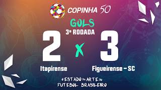 Gols de Itapirense 2x3 Figueirense  SC Copinha 2019 [upl. by Vlad]