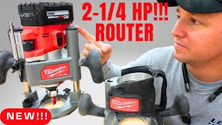 REVIEW The NEW Milwaukee M18 MIDSIZE Cordless Router [upl. by Opiuuk]