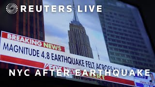 LIVE Magnitude 55 earthquake strikes New York New Jersey [upl. by Atin]